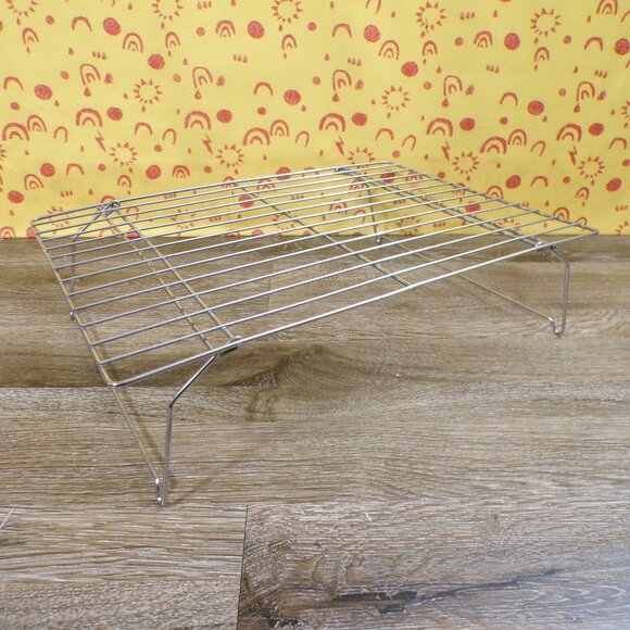 Baking Rack Set of 3 Stainless-Steel Rectangle Stackable Baking Racks 14"x10" - Picture 9 of 11